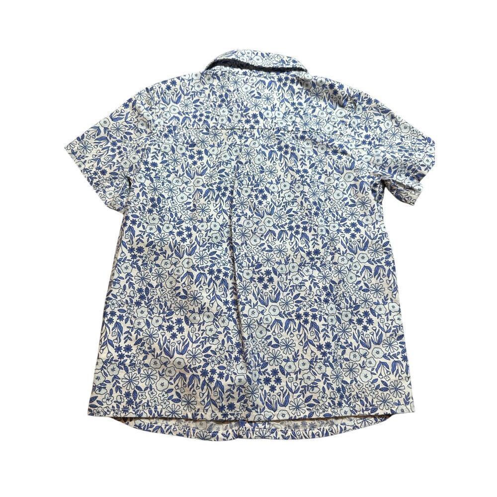 Cat & Jack Toddler Boys Pant & Shirt Set Floral Shirt Blue White Khaki Pants 2T - Picture 9 of 9